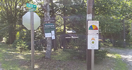 Sprucewold fire danger signs, 2018