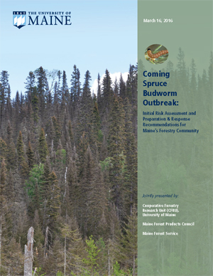 Coming Spruce Budworm Outbreak Report Cover