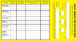 Adult Record Card Front