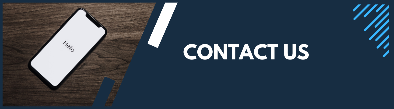 Contact Us banner