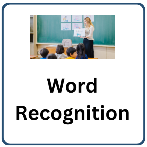 Word Recognition home page button