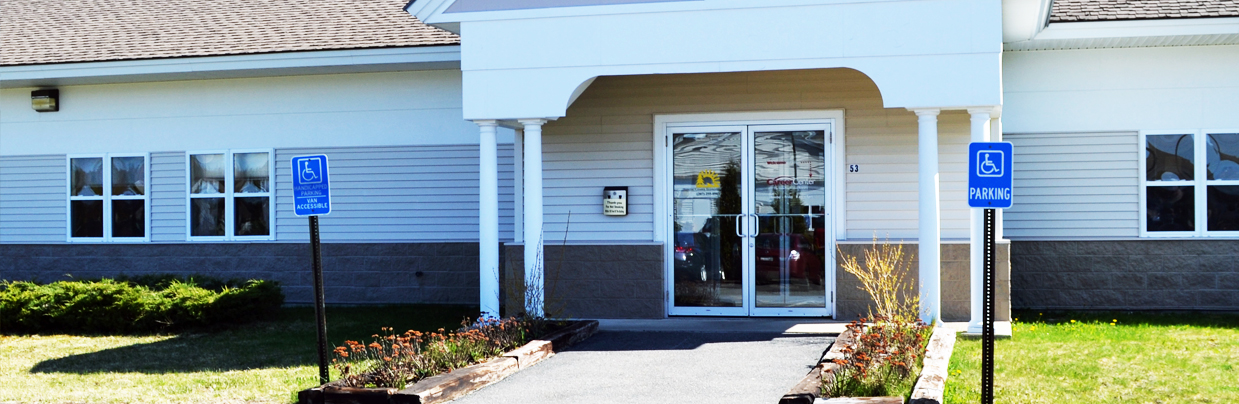 Entrance to the Presque Isle Career Center