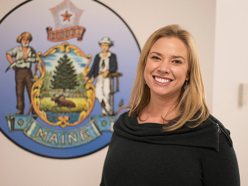 This is a picture of Kim Moore, Director of the Bureau of Employment Services.