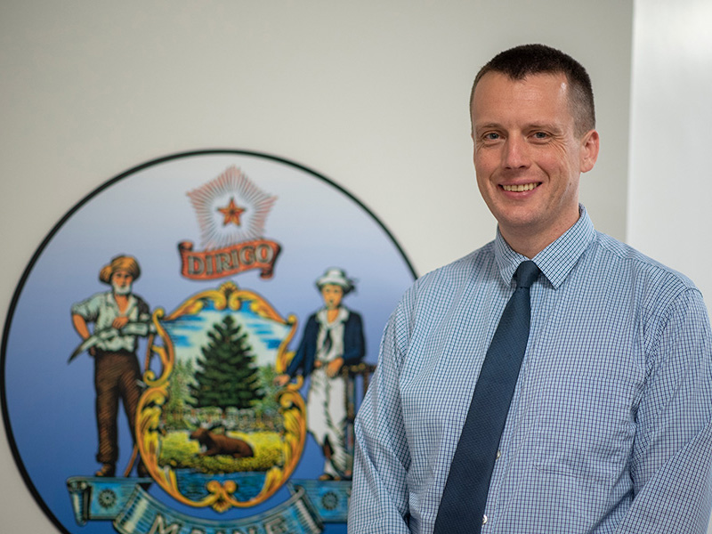 This is a picture of Luke Monahan, Director of Paid Family and Medical 
Leave.