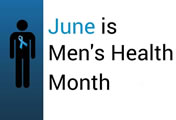 This is the logo for mens health month 2017
