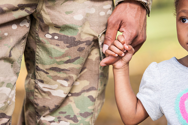 This is a graphic showing an adult and a child.