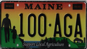 Image of a Maine Agriculture Specialty Plate