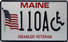 Image of a Maine Disabled Veteran Parking license plate
