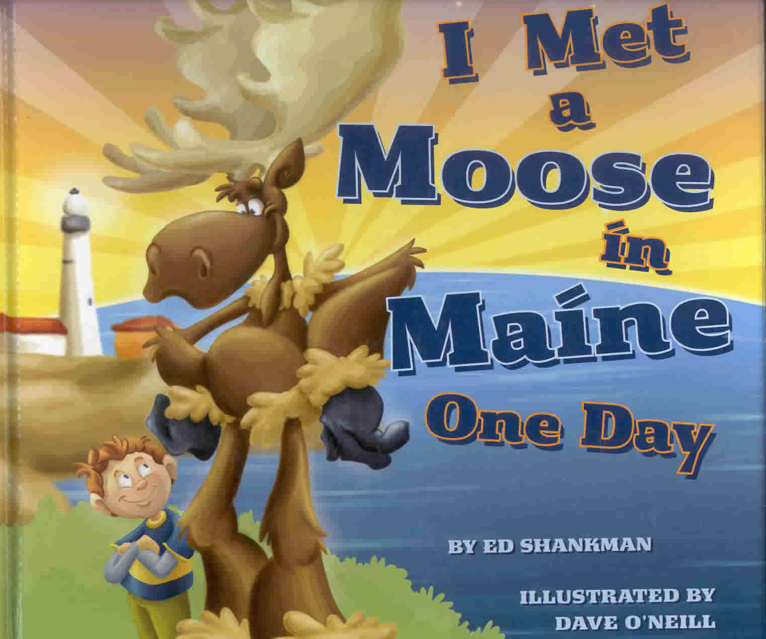 Image of the book cover I Met a Moose in Maine One Day
