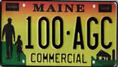 A Maine Commercial Agriculture Plate